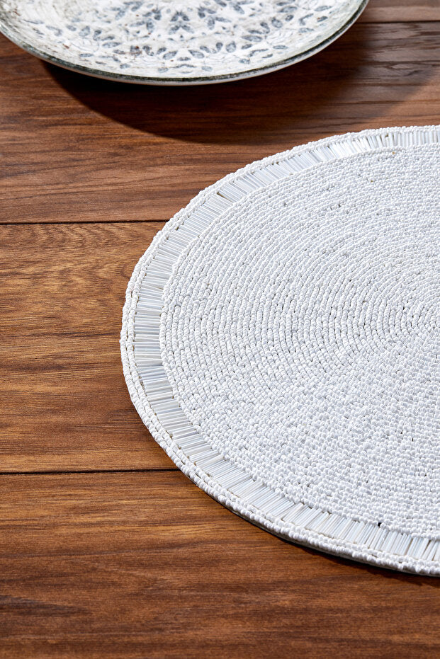 Cornella El Yapımı Boncuk İşlemeli Premium Supla / Amerikan Servis – 36 Cm