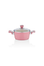 Bonera Seramik 18 Cm Derin Tencere Pembe
