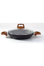 Bonera Vogue Granit 20 Cm Sahan Ahşap Kulp