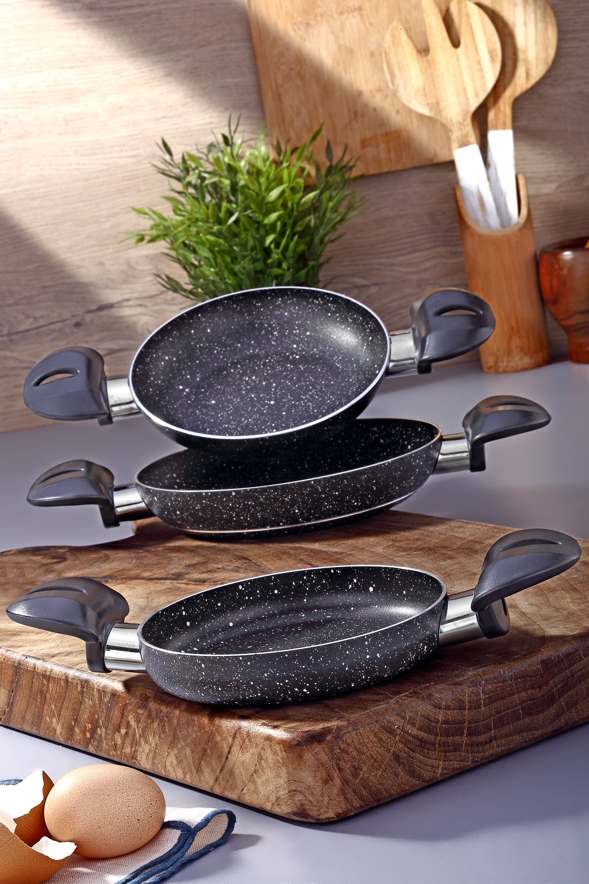 Bonera Montella Vivo 3'lü Sahan Set 14-16-18 Cm