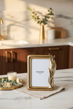 Leaf Antik Gold Çerçeve Küçük