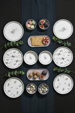 Kitchen Life Lüks Bahar Dalı Desenli Kahvaltı Sofrası – 6 Kişilik, 14 Parça