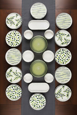 Kitchen Life Greentree Desenli Geniş Kahvaltı Takımı – 12 Kişilik, 22 Parça