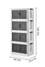 Kitchen Life Portatif Mıknatıslı Düzenleyici Dolap – 4 Katlı Plastik Organizer