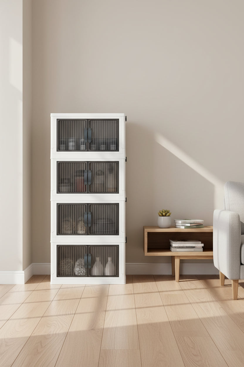 Kitchen Life Portatif Mıknatıslı Düzenleyici Dolap – 4 Katlı Plastik Organizer