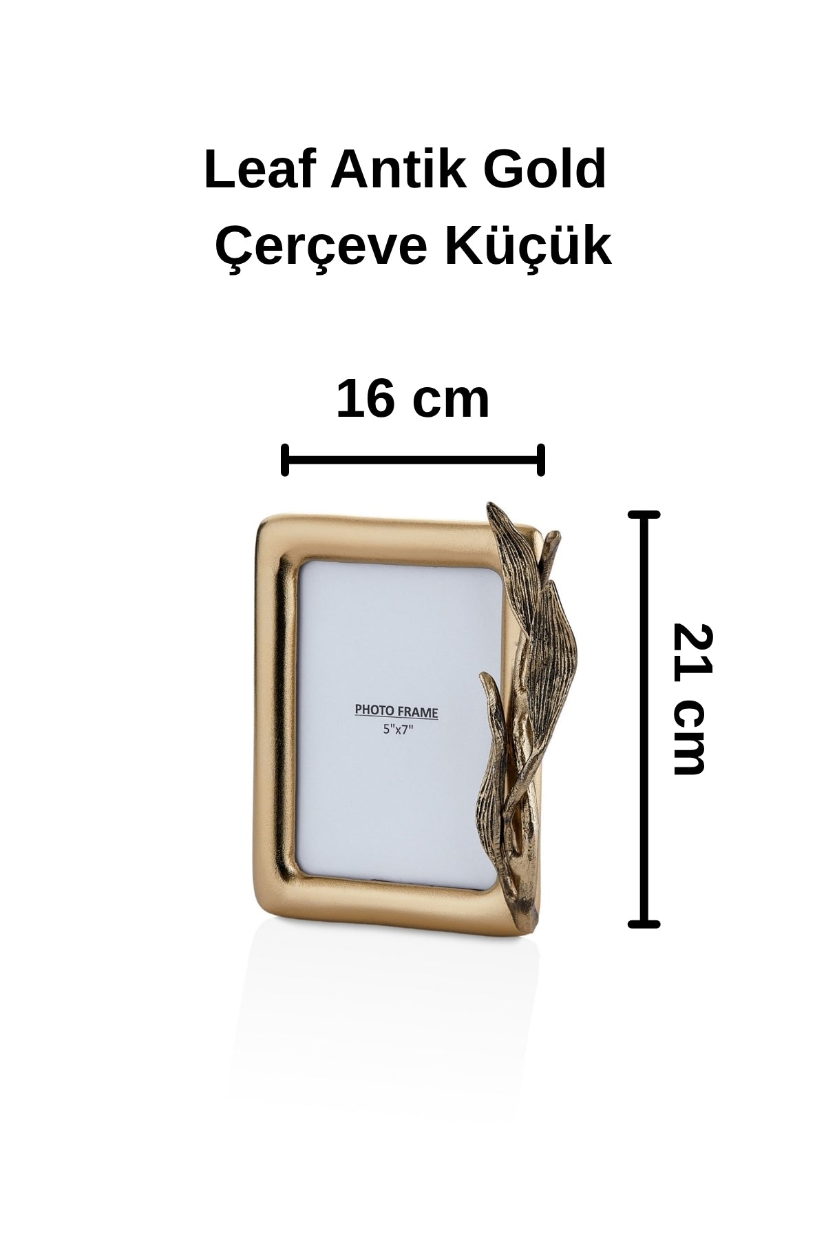 Leaf Antik Gold Çerçeve Küçük