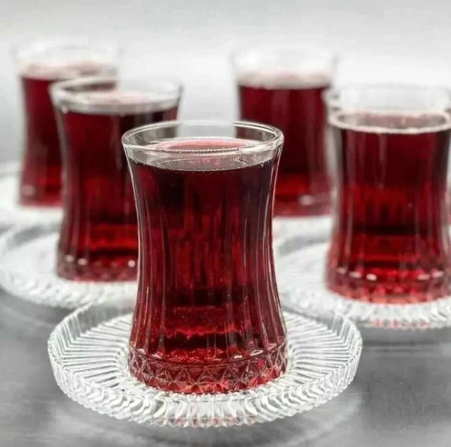 Paşabahçe Elysia Çay Bardağı Çay Takımı Seti 12 Parça, 6 Bardak 6 Bardak Altlığı Set - 1